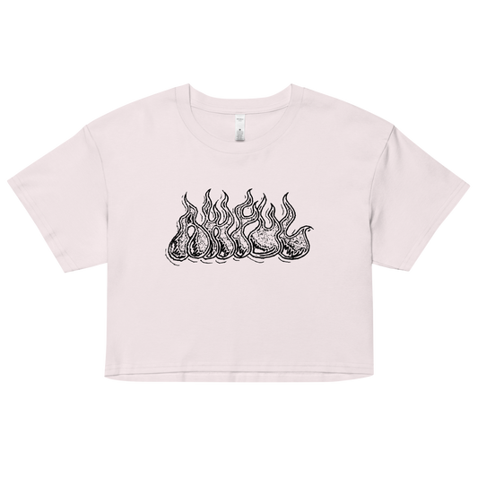 Awful Flame Crop Top