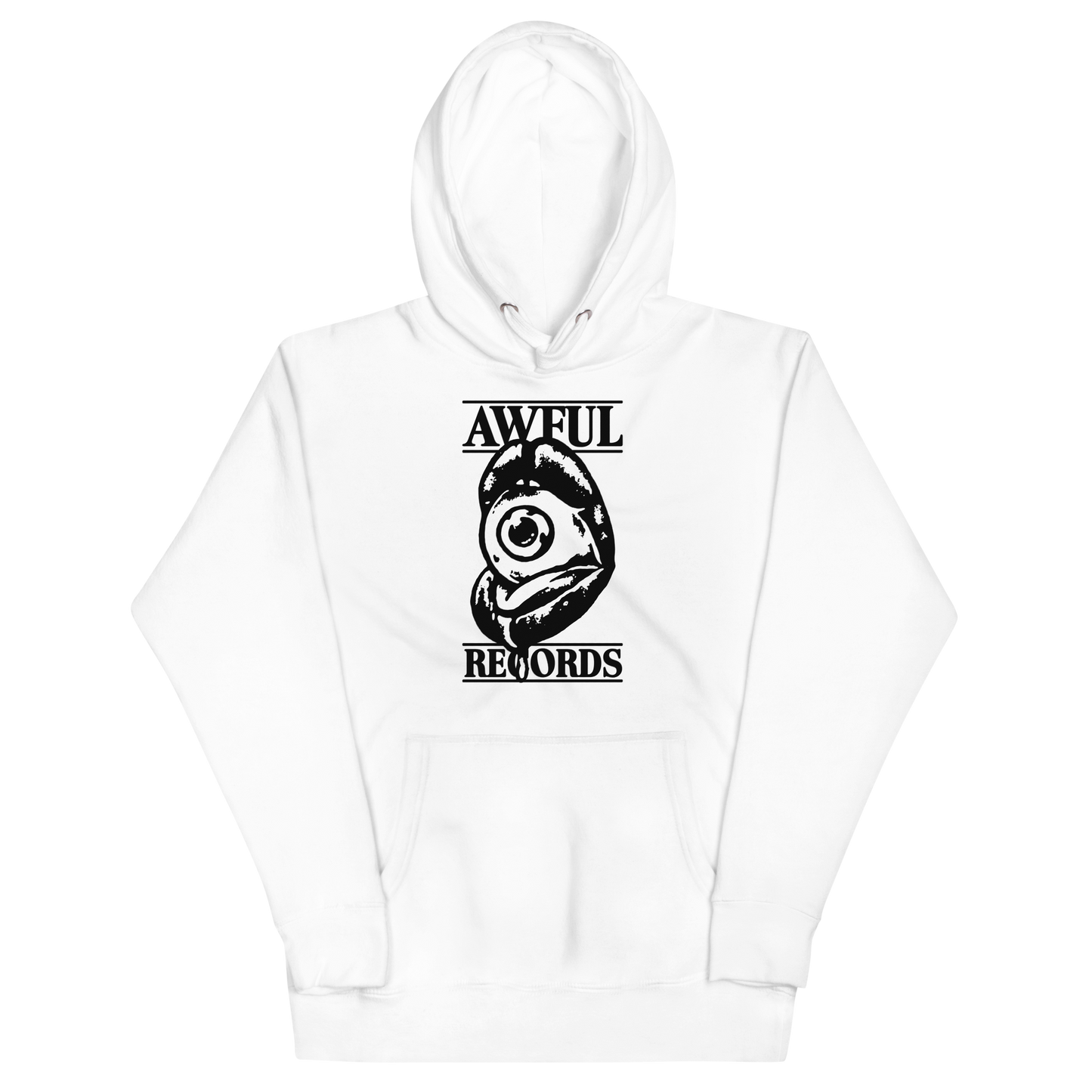 White Awful Records Hoodie