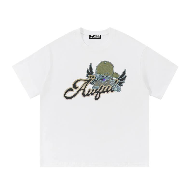 Awful Angels Tee — White / S