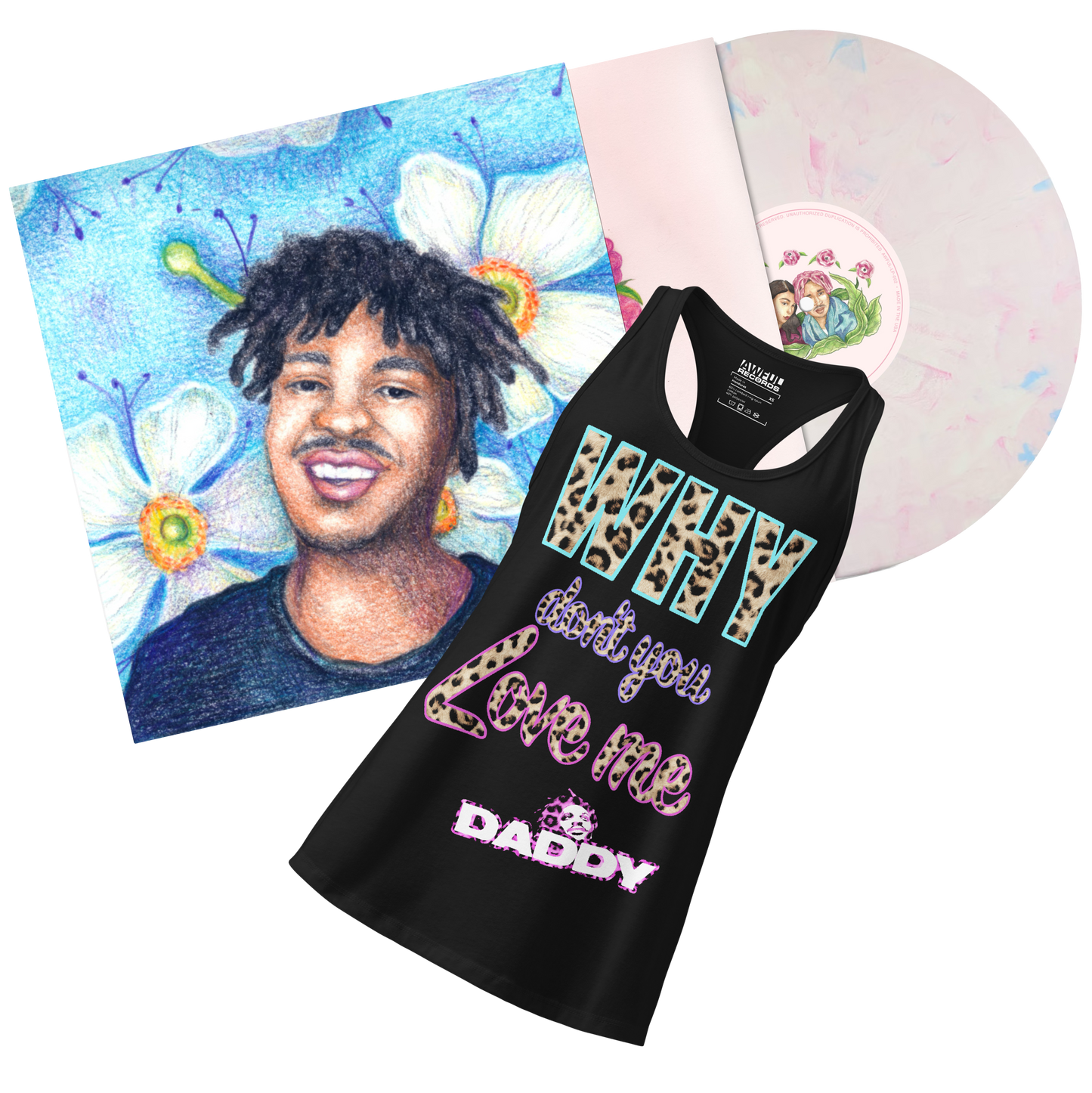 I'm A Piece of Shit 12" LP + Why Don't U Racerback Tank Bundle