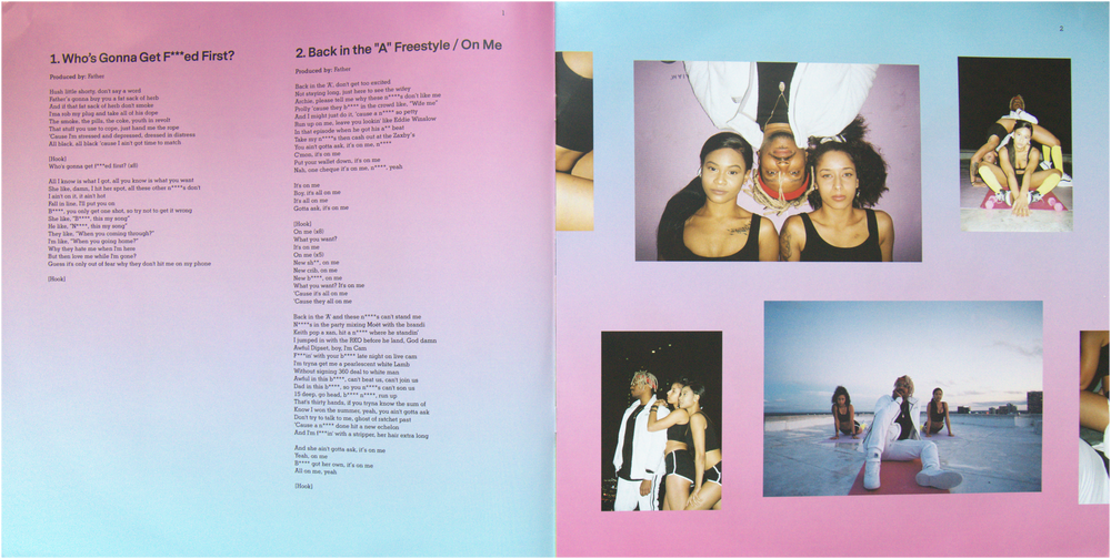 WGGFF? photobook spread, pages 1-2