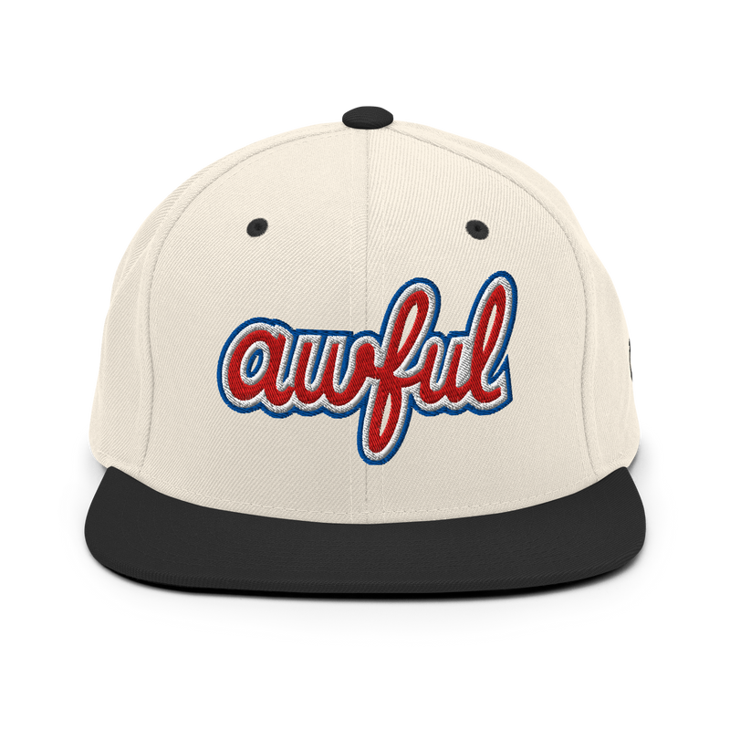 Awful Braves Snapback alternate view