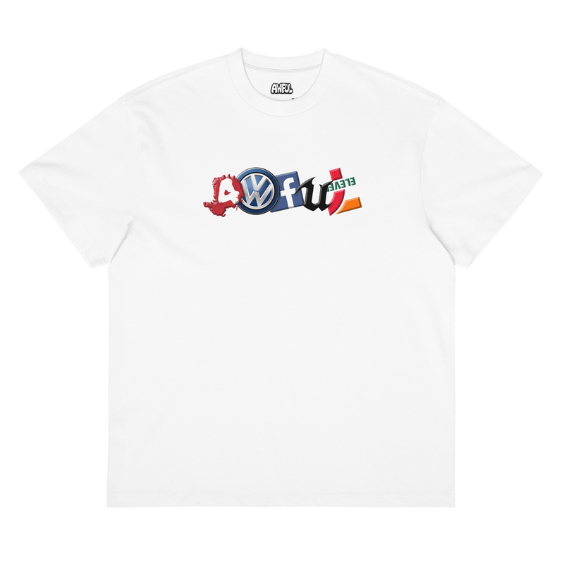 cease & desist logo tee alternate view