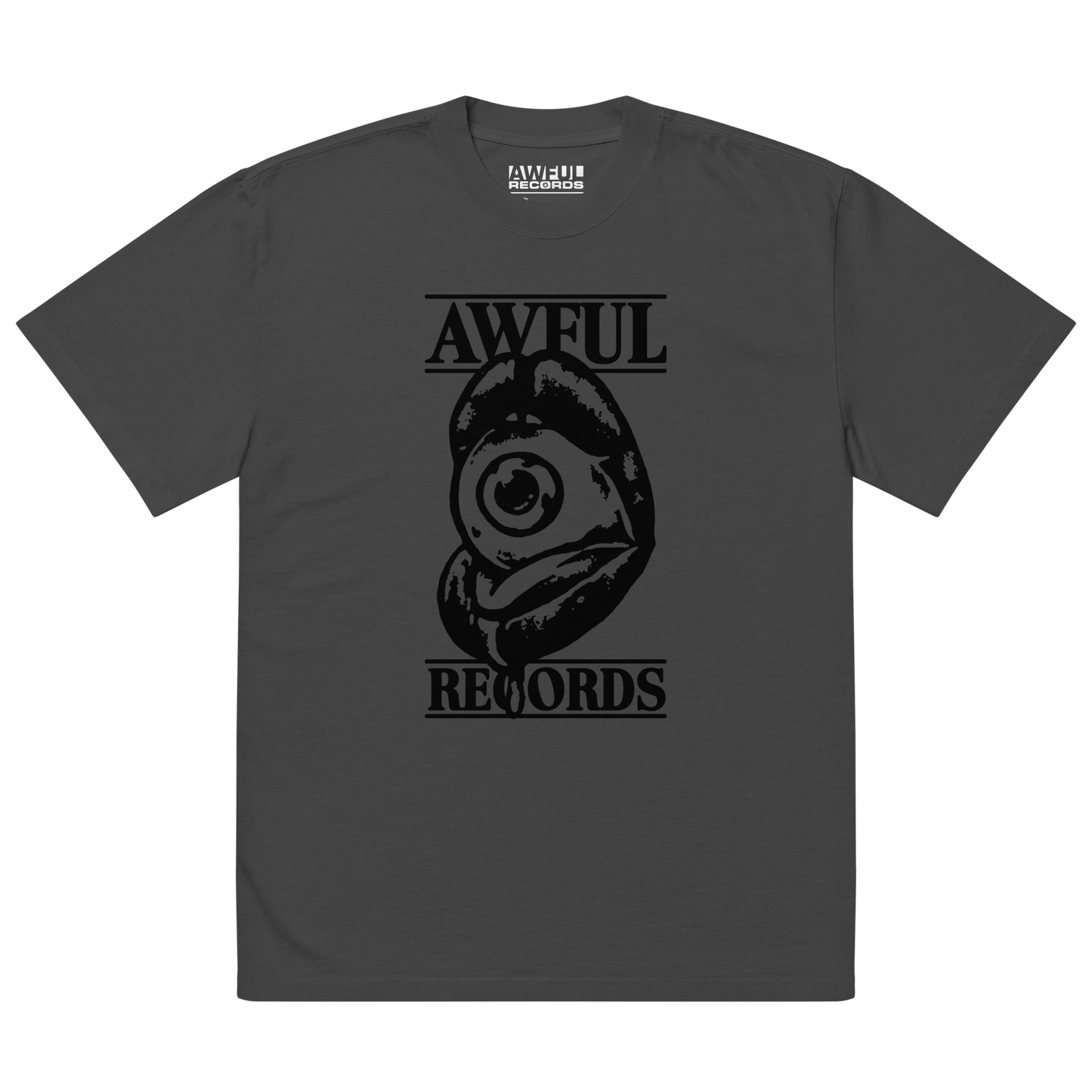 Oversized Faded Awful Records Tee