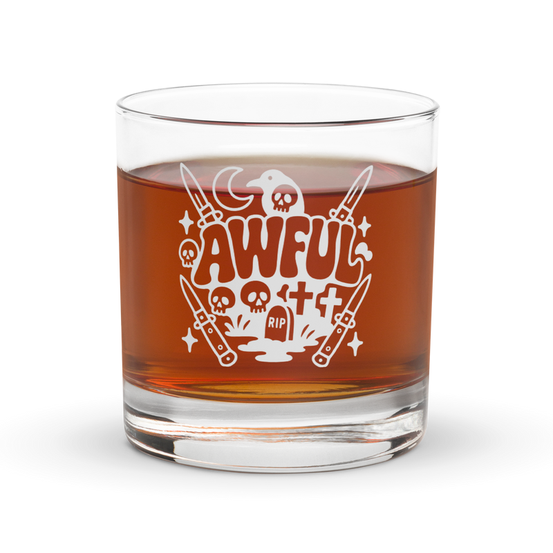 Awful Rocks Glass
