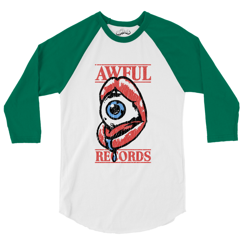 Vintage Awful Records Raglan