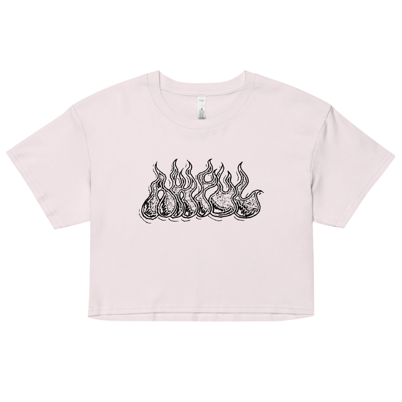 Awful Flame Crop Top alternate view