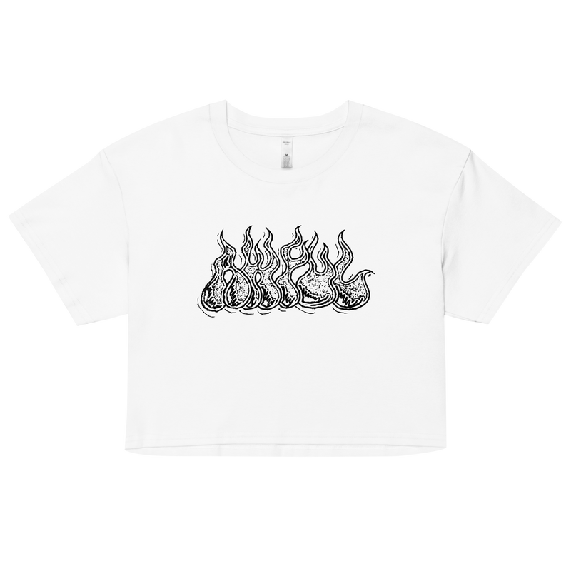 Awful Flame Crop Top