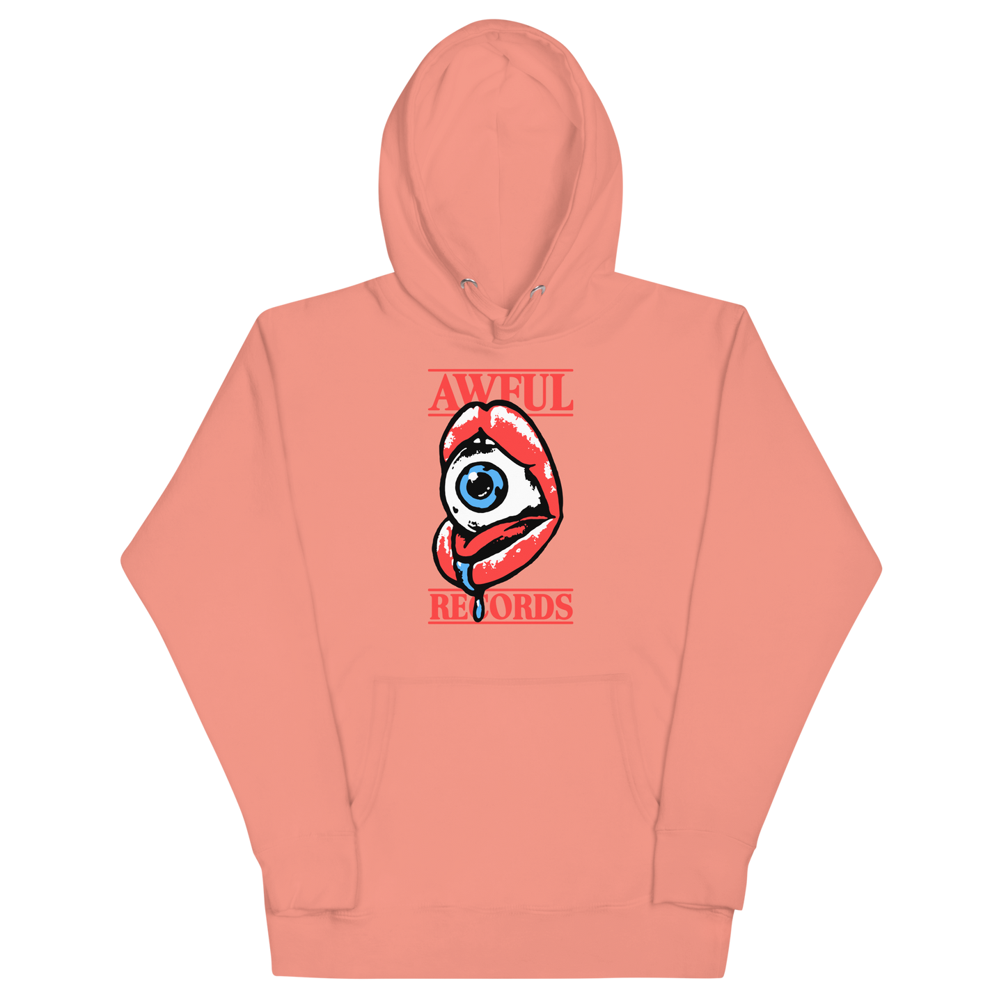 Classic Awful Records Hoodie (Dusty Rose)