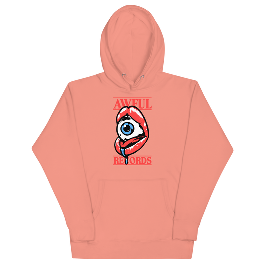 Classic Awful Records Hoodie (Dusty Rose)